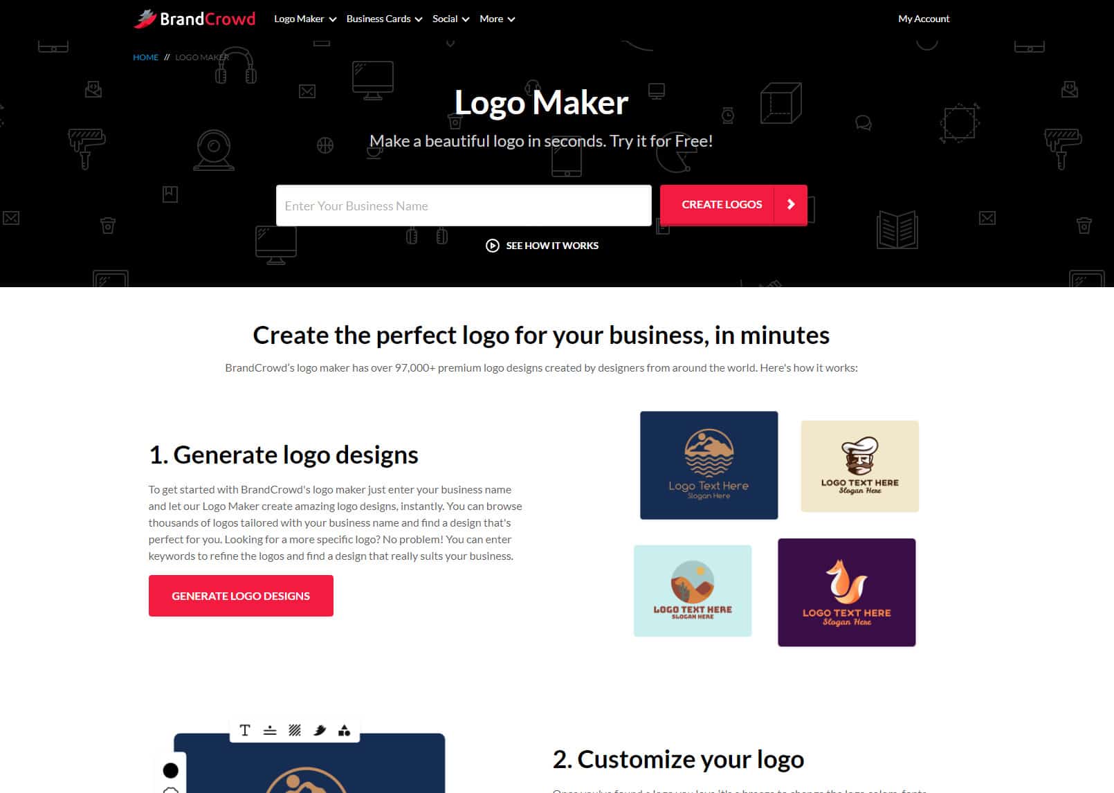 Best Automated Logo Design Tools - Google Maps Widget