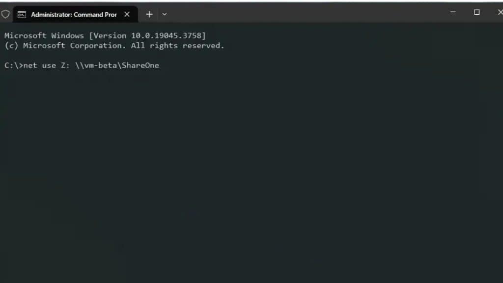 Mapping Network Using Command Prompt