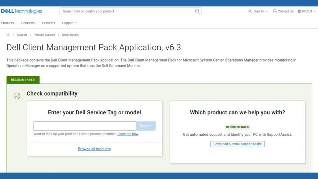 Steps to Install Dell Client Management Service