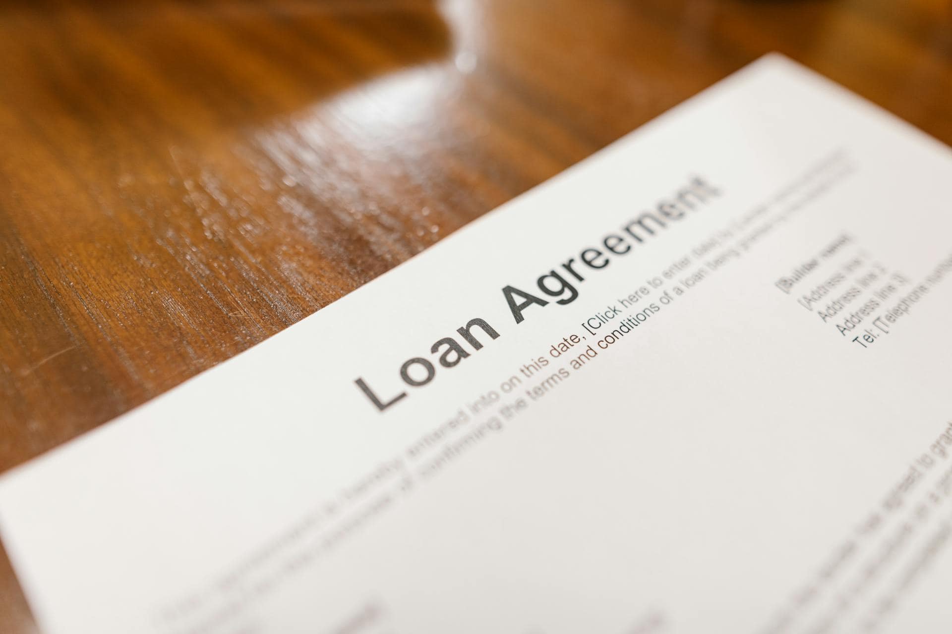 Loan agreement